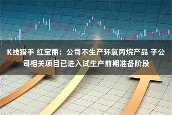 K线猎手 红宝丽：公司不生产环氧丙烷产品 子公司相关项目已进入试生产前期准备阶段